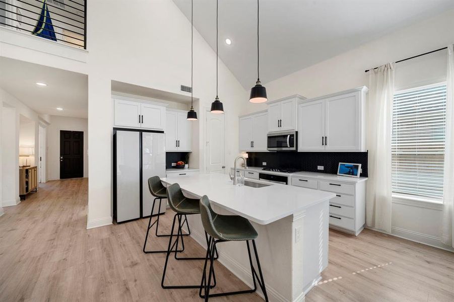 Furnished interior view inside a new home in , McKinney (Image 26). Furnished interior view inside a new home in , McKinney (Image 26).