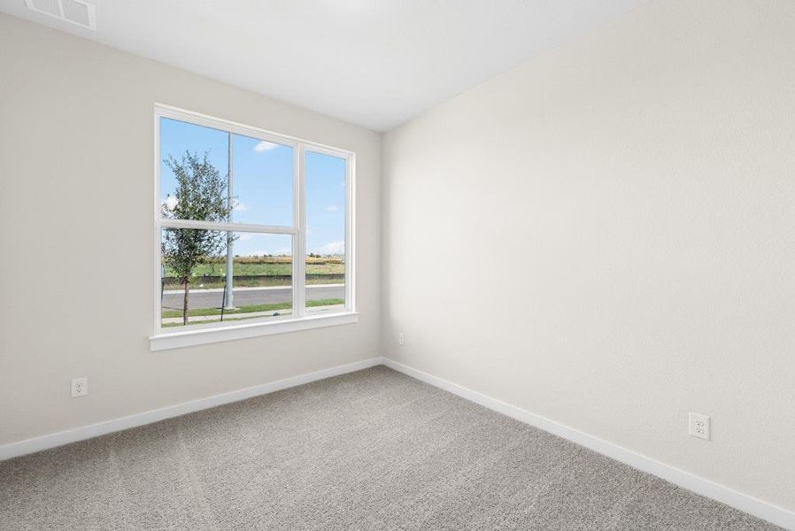 Spacious, unfurnished interior of a new home in University Heights, Round Rock (Image 27). Spacious, unfurnished interior of a new home in University Heights, Round Rock (Image 27).