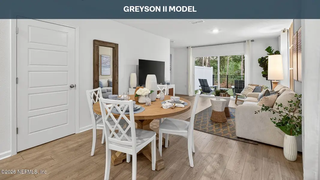 Furnished interior view inside a new home in Irongate Villas, Jacksonville (Image 5).
