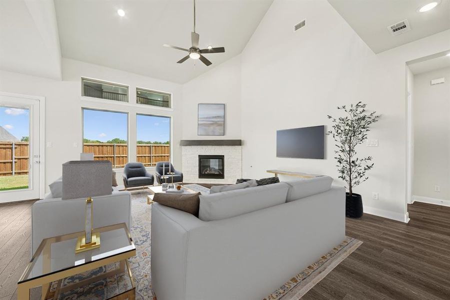 Furnished interior view inside a new home in Terraces – Classics, Rockwall (Image 12).