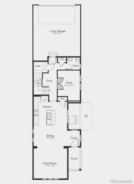 Structural options added include: study with double doors.