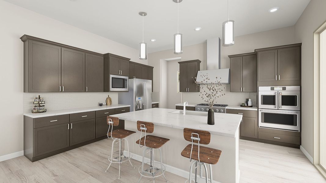 Representative furnished interior of a home built from the Willow Plan 40-9 by Tri Pointe Homes in Soleo, San Tan Valley (Image 3).