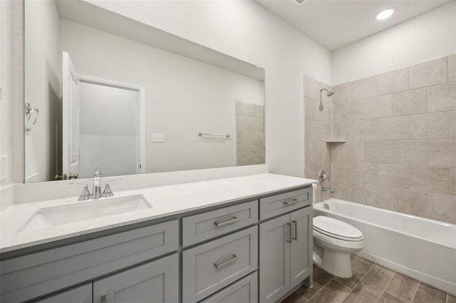 Furnished interior view inside a new home in Sicily, Princeton (Image 8).