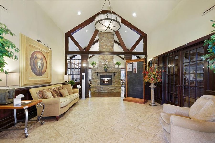 Furnished interior view inside a new home in , Dahlonega (Image 8).
