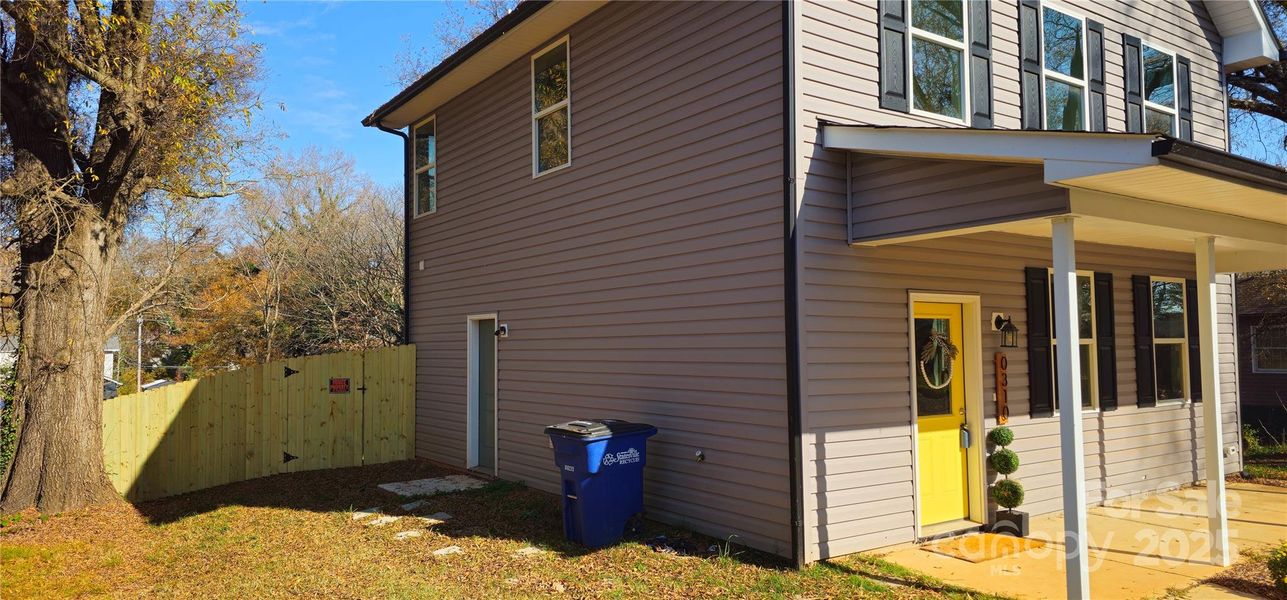 Exterior details and patio area of a home in , Statesville (Image 2). Exterior details and patio area of a home in , Statesville (Image 2).
