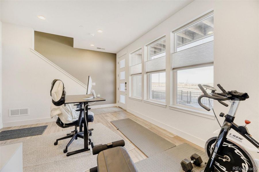 Furnished interior view inside a new home in Lyric at RidgeGate, Parker (Image 31).