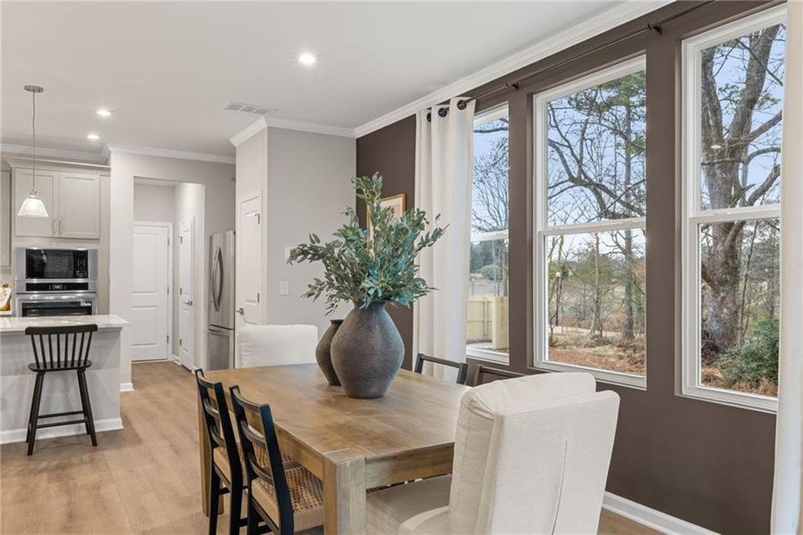 Furnished interior view inside a new home in Lake Shore, Winder (Image 11).