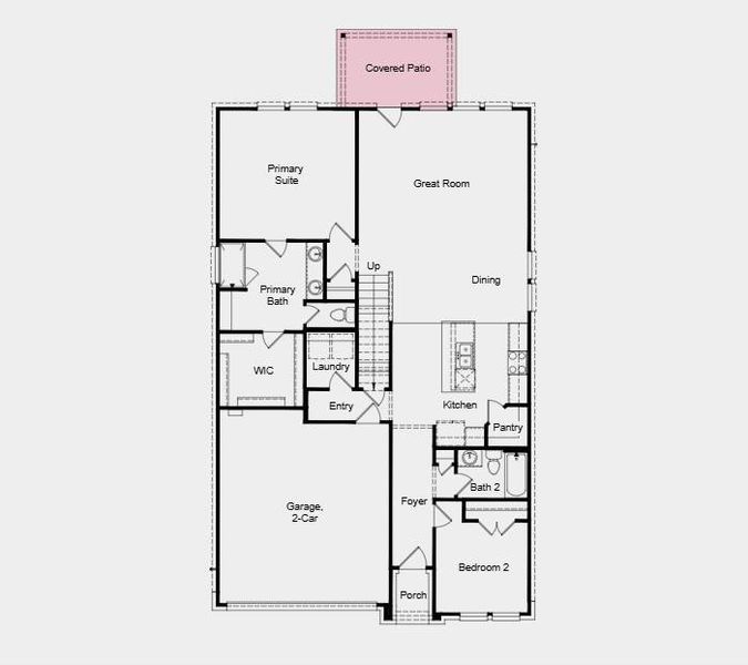 Structural options added include: covered outdoor living.