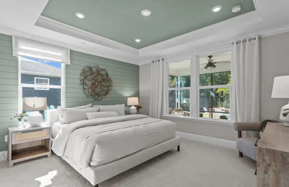 Furnished interior view inside a new home in Del Webb Wilmington at Mallory Creek, Leland (Image 10).