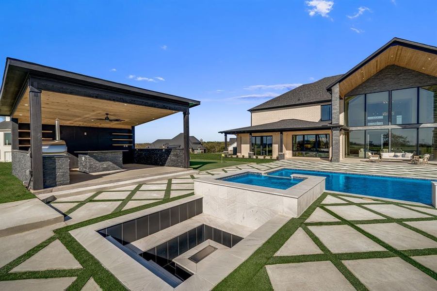 Exterior details and patio area of a home in , Gunter (Image 4). Exterior details and patio area of a home in , Gunter (Image 4).