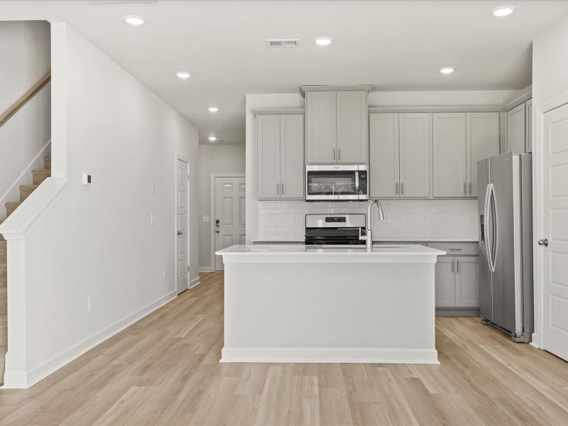 Furnished interior view inside a new home in Avalon Townes, Lyman (Image 3).