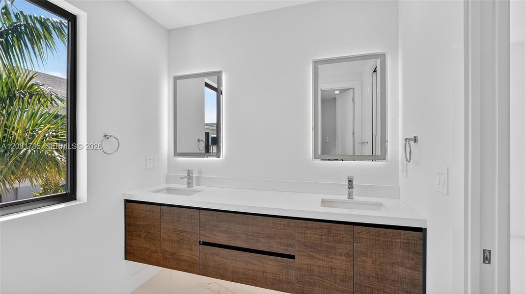 Furnished interior view inside a new home in , Dania Beach (Image 16).