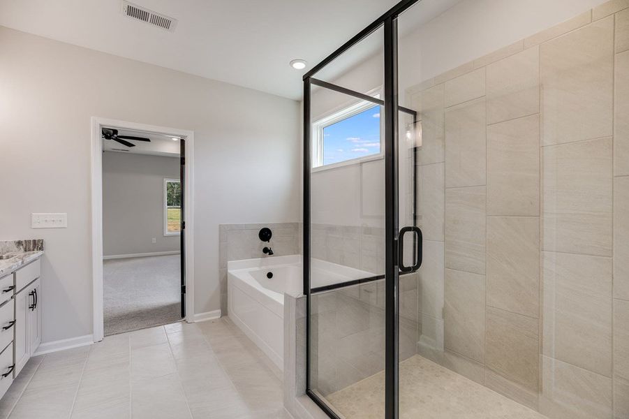 Furnished interior view inside a new home in LOVVORN ESTATES, Carrollton (Image 17).