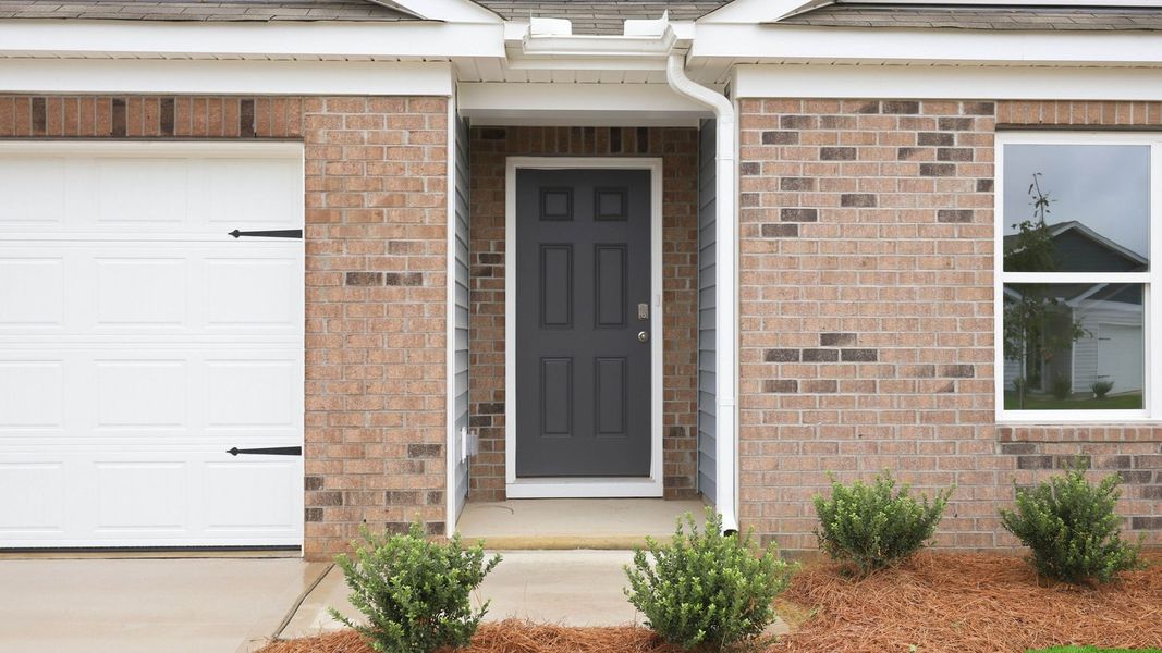 Exterior details and patio area of a home in Bynum Farms, Farmville (Image 3).