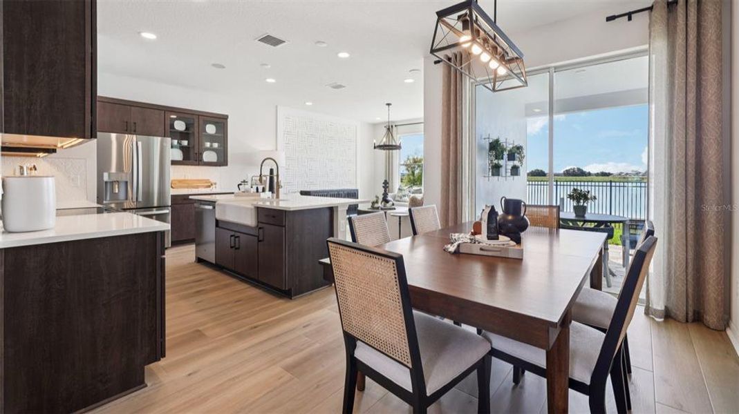 Furnished interior view inside a new home in Isla Mirada, San Antonio (Image 19).