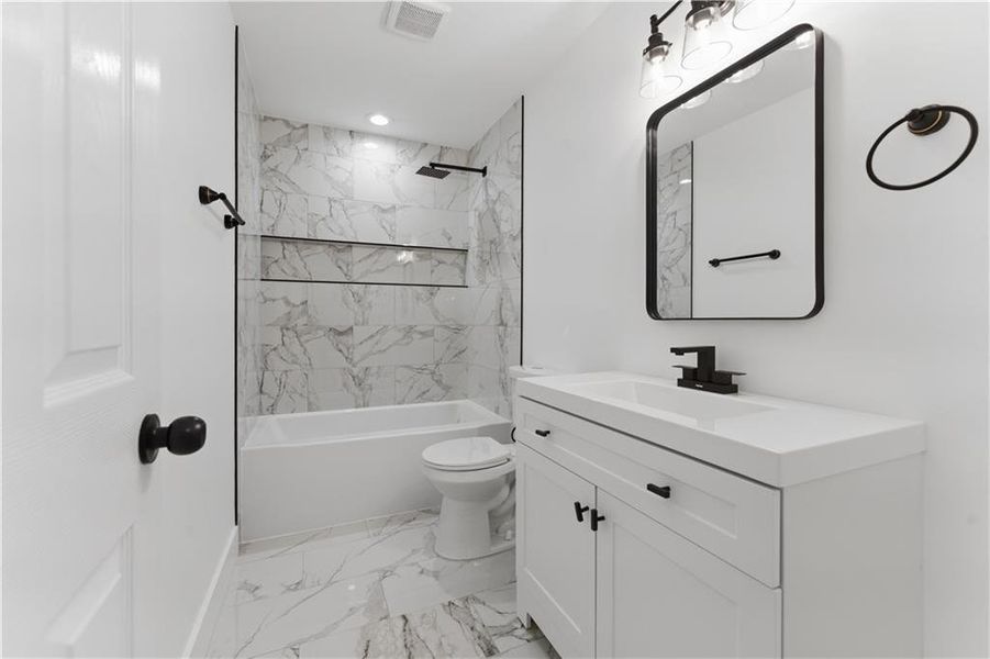 Furnished interior view inside a new home in , Hiram (Image 3).