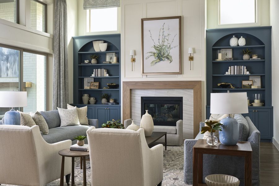 Representative furnished interior of a home built from the Dayton - SH 6421 by Shaddock Homes in Park Place - 80' Lots, Prosper (Image 8).