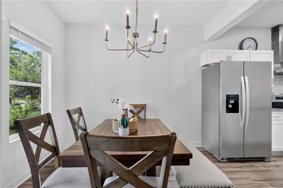 Furnished interior view inside a new home in , Lithonia (Image 16).