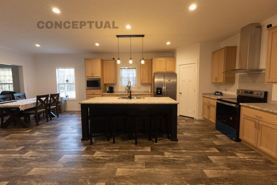 Furnished interior view inside a new home in , Early Branch (Image 7).