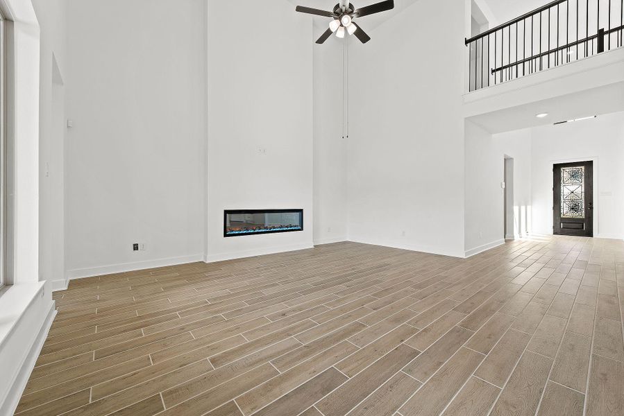 Representative unfurnished interior of a home built from the The Ellington III by Westin Homes in Parkside On The River, Georgetown (Image 8). Representative unfurnished interior of a home built from the The Ellington III by Westin Homes in Parkside On The River, Georgetown (Image 8).