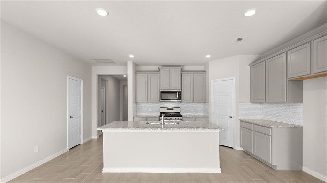 Furnished interior view inside a new home in The Oaks, Red Oak (Image 4).