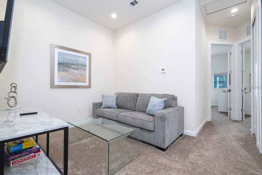 Furnished interior view inside a new home in , Kissimmee (Image 6). Furnished interior view inside a new home in , Kissimmee (Image 6).