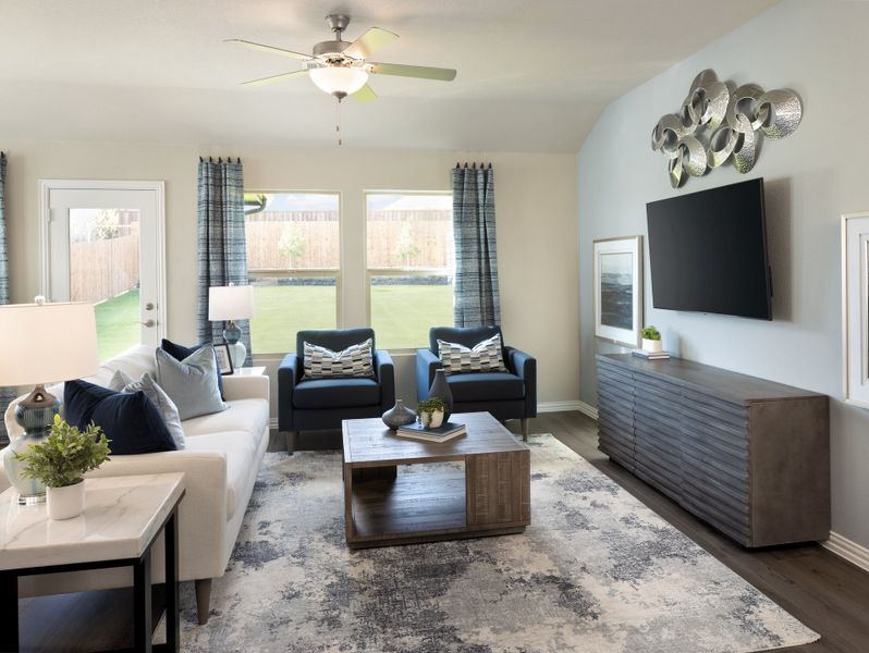 Furnished interior view inside a new home in Lakehaven - Signature Series, Farmersville (Image 6).