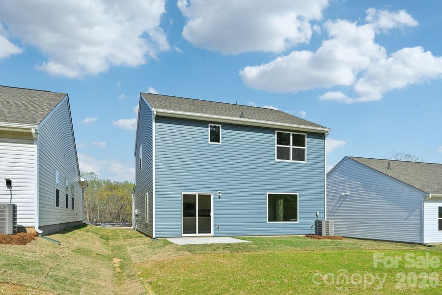 Exterior details and patio area of a home in Willow Estates, Shelby (Image 22).