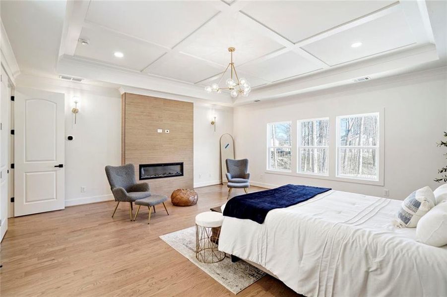 Furnished interior view inside a new home in , Dacula (Image 25).
