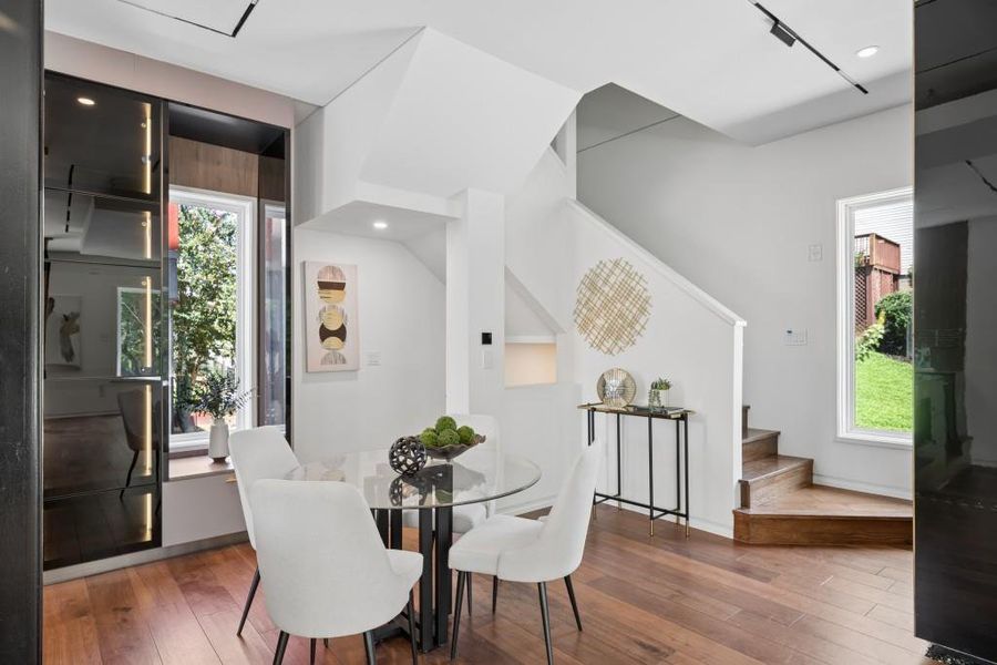 Furnished interior view inside a new home in , Atlanta (Image 13).
