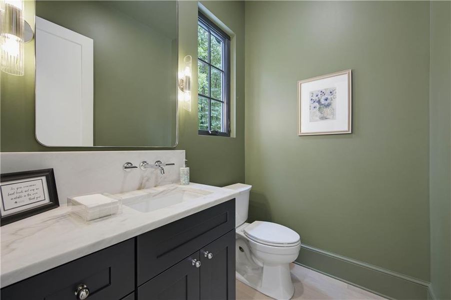 Furnished interior view inside a new home in , Atlanta (Image 12).