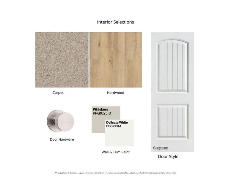 Sample of building materials used in homes in Villas at Gold Creek, Dawsonville (Image 4).