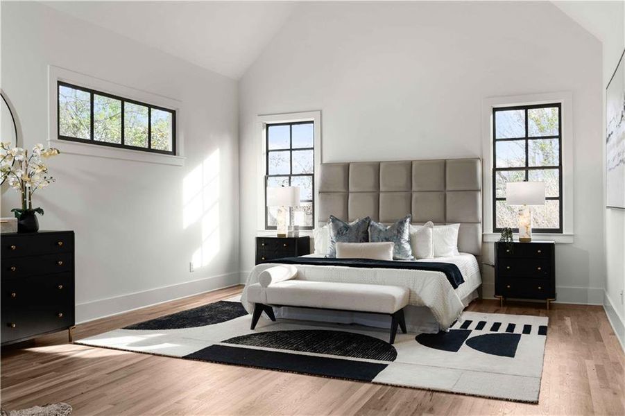 Furnished interior view inside a new home in , Atlanta (Image 7).