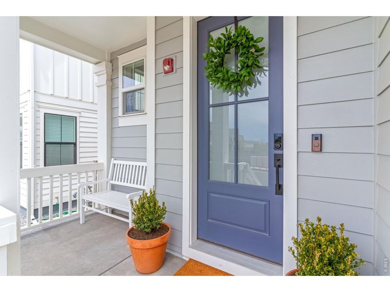 Exterior details and patio area of a home in , Erie (Image 3).