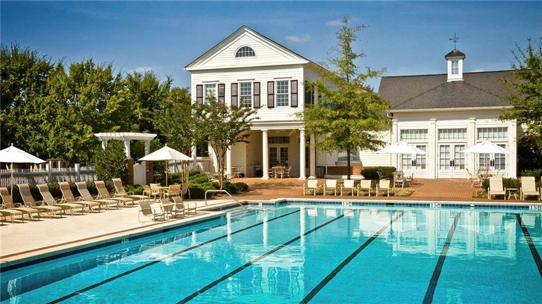 Front exterior of a new home in , Statham, GA, highlighting curb appeal (Image 17). Front exterior of a new home in , Statham, GA, highlighting curb appeal (Image 17).