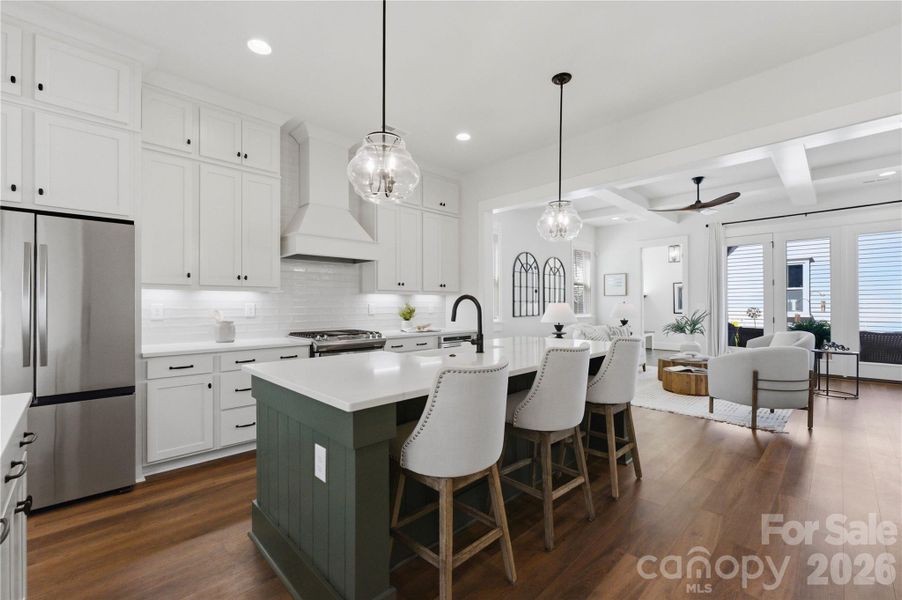 Furnished interior view inside a new home in , Fort Mill (Image 5).