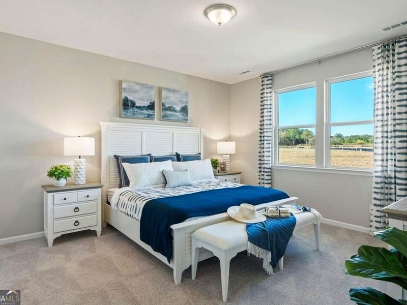 Furnished interior view inside a new home in Ivy Glen, Perry (Image 7).