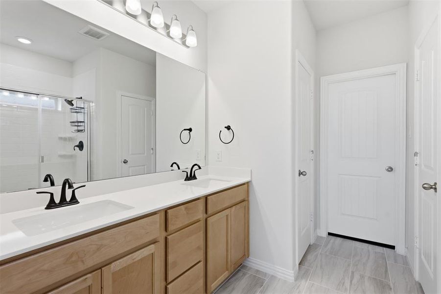Furnished interior view inside a new home in , Denton (Image 13).