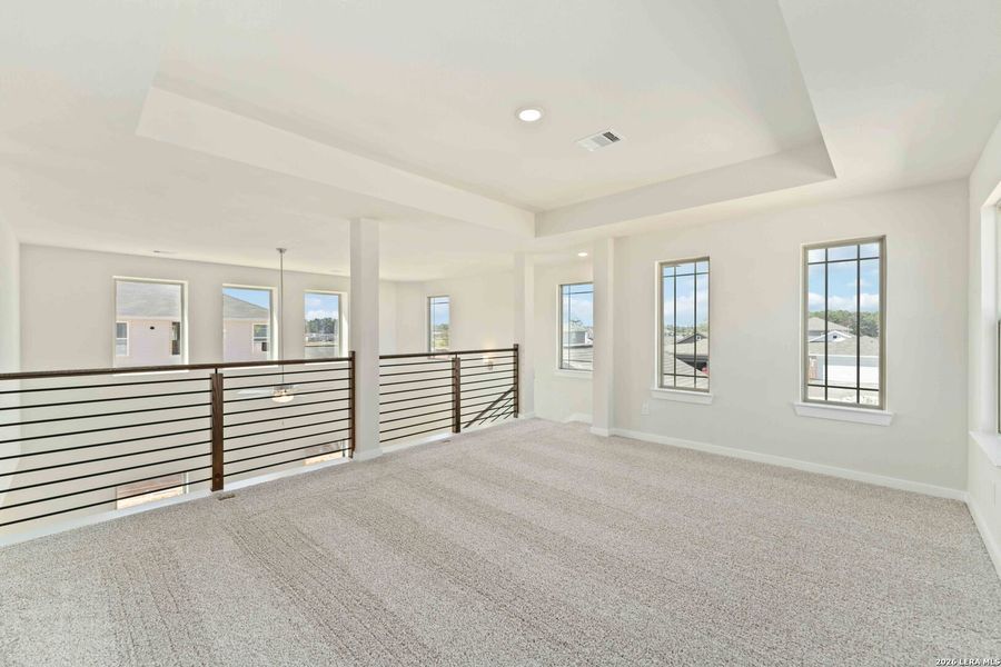 Spacious, unfurnished interior of a new home in Hunters Ranch, San Antonio (Image 15). Spacious, unfurnished interior of a new home in Hunters Ranch, San Antonio (Image 15).