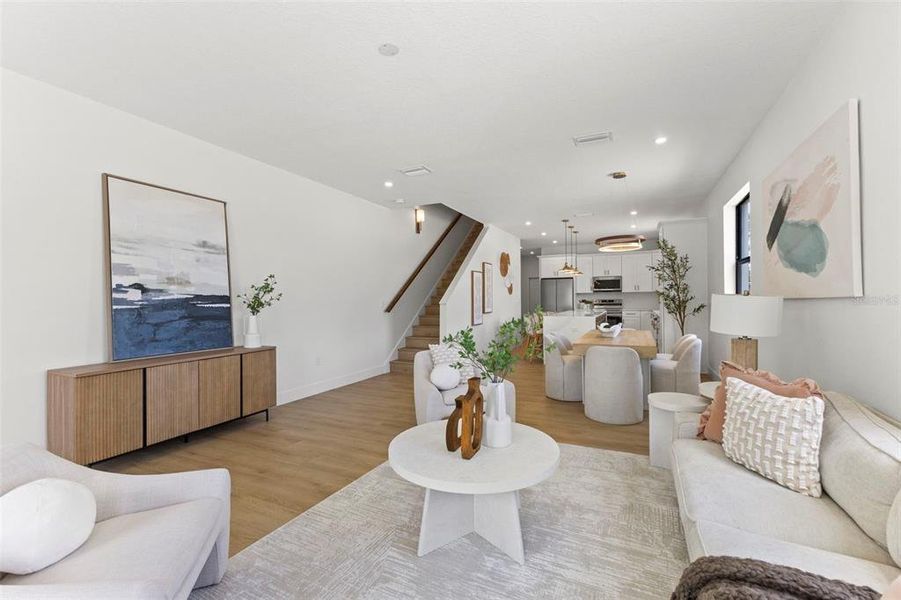 Furnished interior view inside a new home in , Pinellas Park (Image 20).