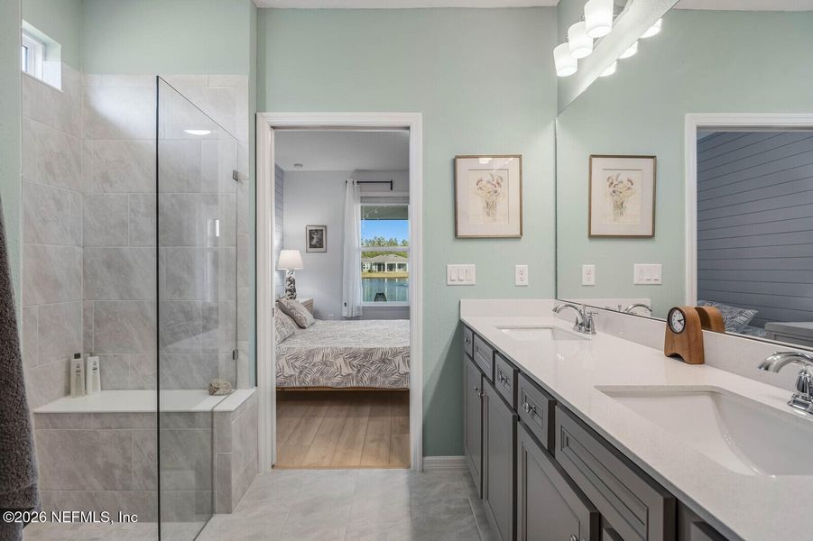 Furnished interior view inside a new home in , Yulee (Image 11).