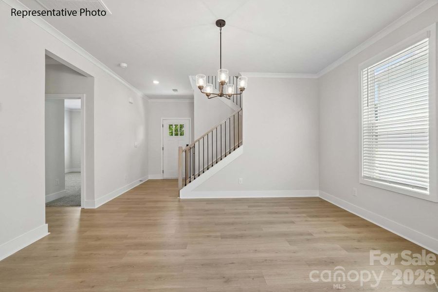 Spacious, unfurnished interior of a new home in Oak Grove Hill, Huntersville (Image 14).