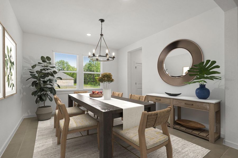 Elegant dining room (*Photo not of actual home and used for illustration purposes only.) Elegant dining room (*Photo not of actual home and used for illustration purposes only.)