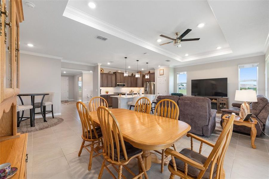 Furnished interior view inside a new home in , Ocala (Image 37).