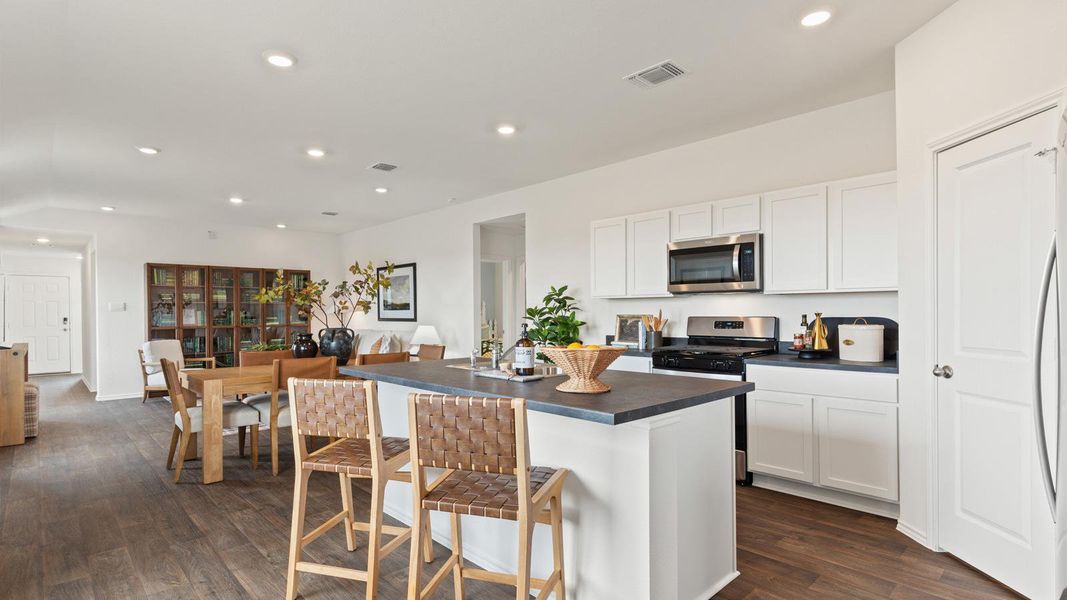 Furnished interior view inside a new home in Wayside, Uhland (Image 24).