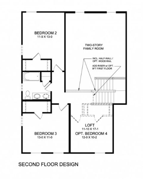 2D floor plan layout for the Charles by Fischer Homes in Breakfast Point East, Panama City Beach, FL (Image 4). 2D floor plan layout for the Charles by Fischer Homes in Breakfast Point East, Panama City Beach, FL (Image 4).