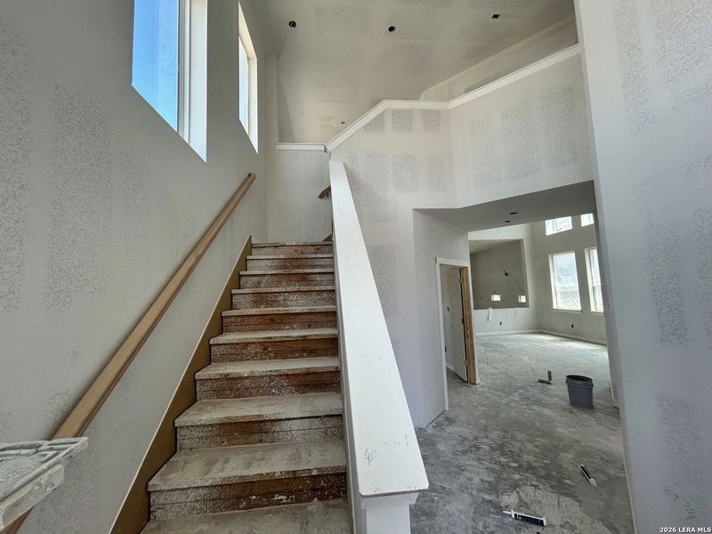 In-progress construction of a new home in Legacy at Lake Dunlap, New Braunfels, TX (Image 7).