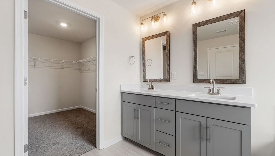 Representative furnished interior of a home built from the Landon by D.R. Horton in Seven Oaks, Greenwood (Image 16).