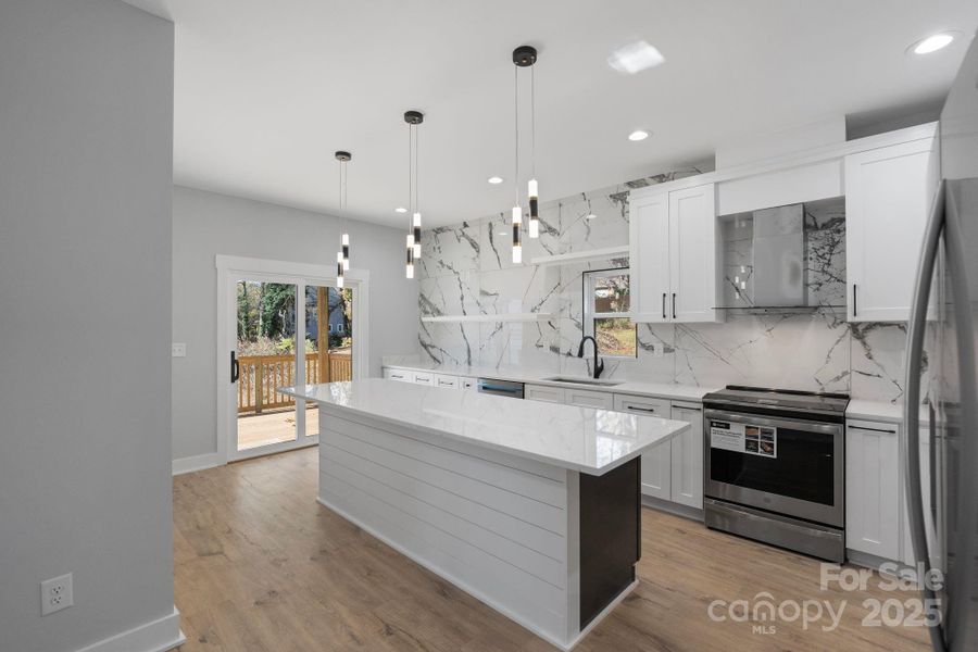 Furnished interior view inside a new home in , Hickory (Image 6).