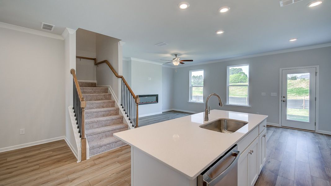 Furnished interior view inside a new home in Langley Overlook, Loganville (Image 13).